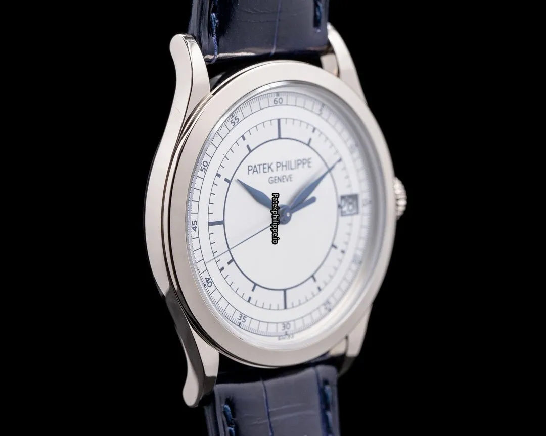 Alternative view of Patek Philippe Calatrava 5296g-001 38MM White Gold Case Automatic