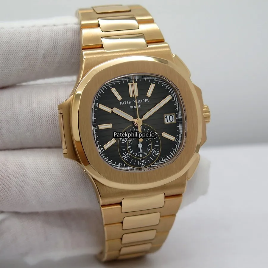 Patek Philippe Nautilus 5980/1r-001 40.5MM Rose Gold Case Automatic