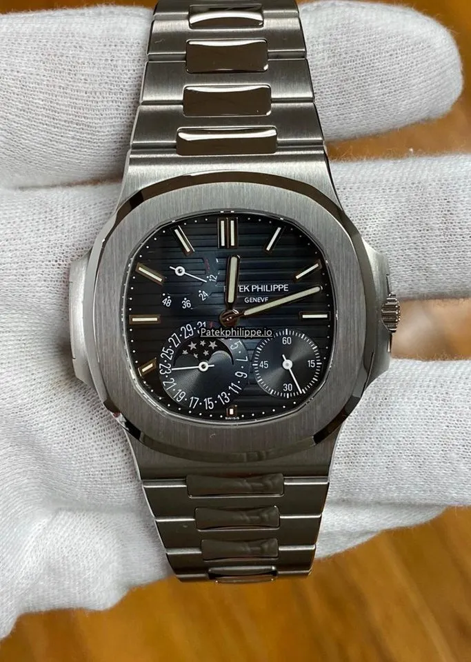 Alternative view of Patek Philippe Nautilus 5712/1a-001 40x38MM Steel Case Automatic