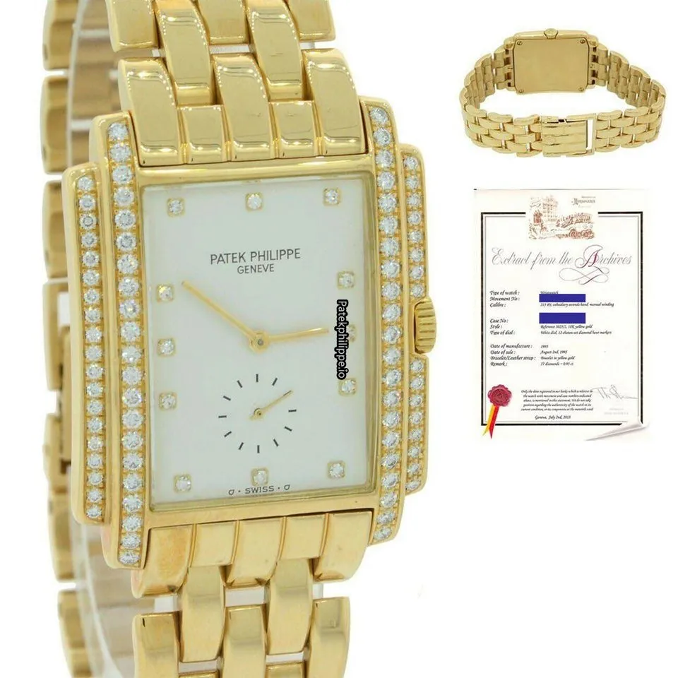 Patek Philippe Gondolo 30x32MM Yellow Gold Case Manual Winding