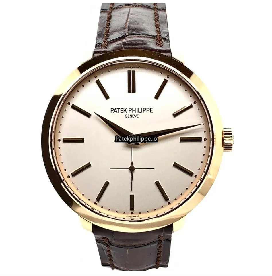 Patek Philippe Calatrava 5123r-001 38MM Rose Gold Case Manual Winding