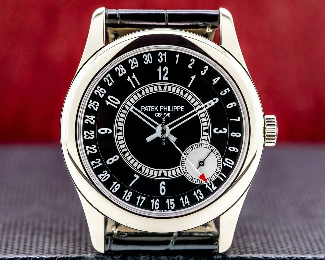 Patek Philippe Calatrava 6006g-001 37MM White Gold Case Automatic