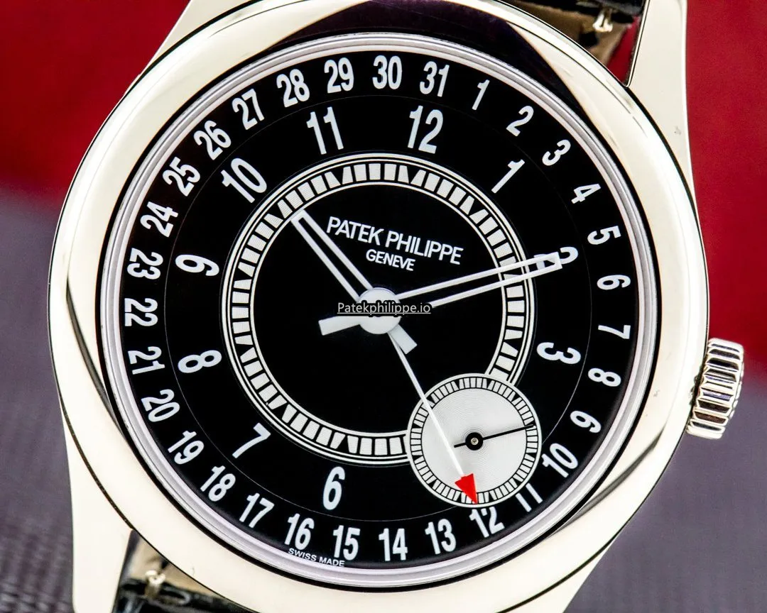 Alternative view of Patek Philippe Calatrava 6006g-001 37MM White Gold Case Automatic
