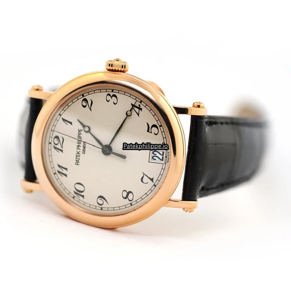 Alternative view of Patek Philippe Calatrava 5053r-001 36MM Rose Gold Case Automatic