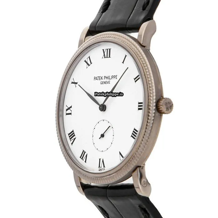Alternative view of Patek Philippe Calatrava 3919g-001 33MM White Gold Case Manual Winding