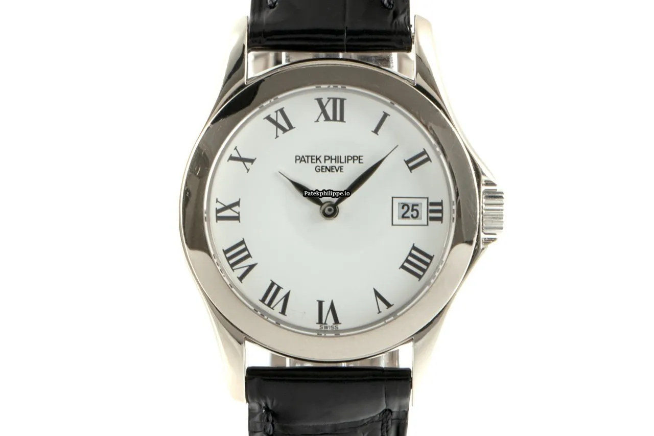Patek Philippe Calatrava 4906 27.5MM White Gold Case Quartz