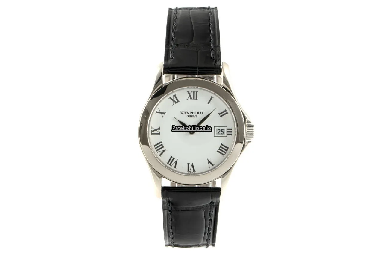 Alternative view of Patek Philippe Calatrava 4906 27.5MM White Gold Case Quartz