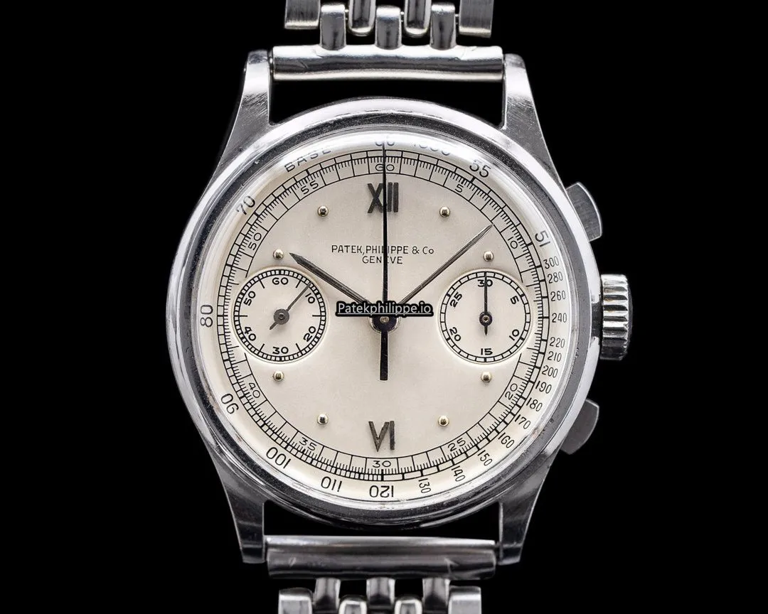 Patek Philippe Chronograph 130a 33.5MM Steel Case Manual Winding