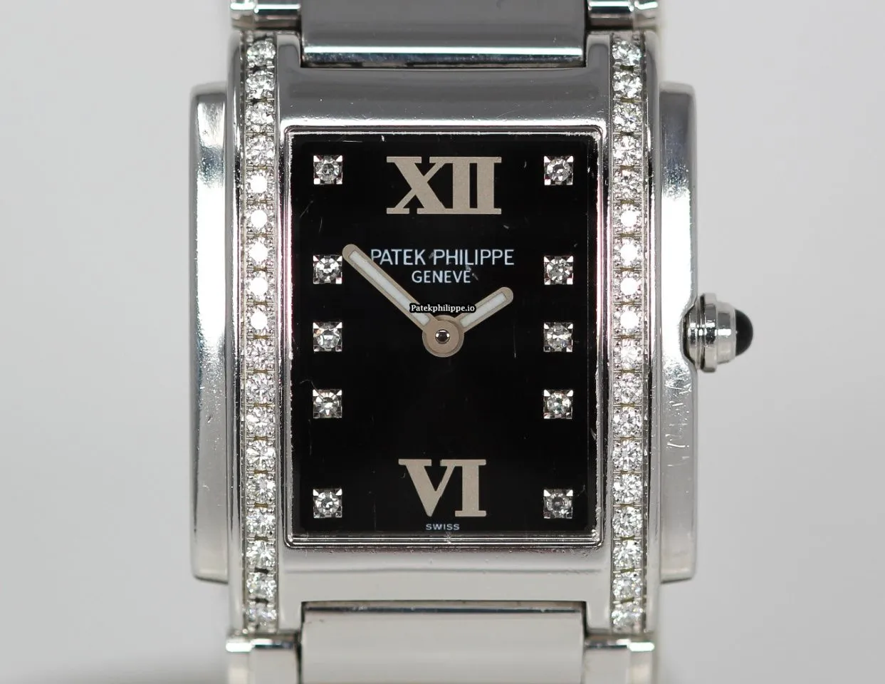 Alternative view of Patek Philippe Twenty-4 4910/10a-001 25x30MM Steel Case Quartz