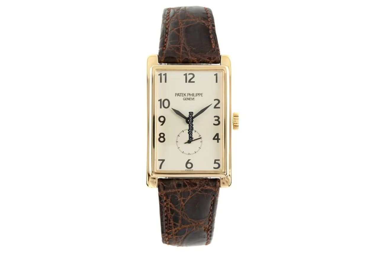 Alternative view of Patek Philippe Gondolo 5009 32.5x25.5MM Yellow Gold Case Manual Winding