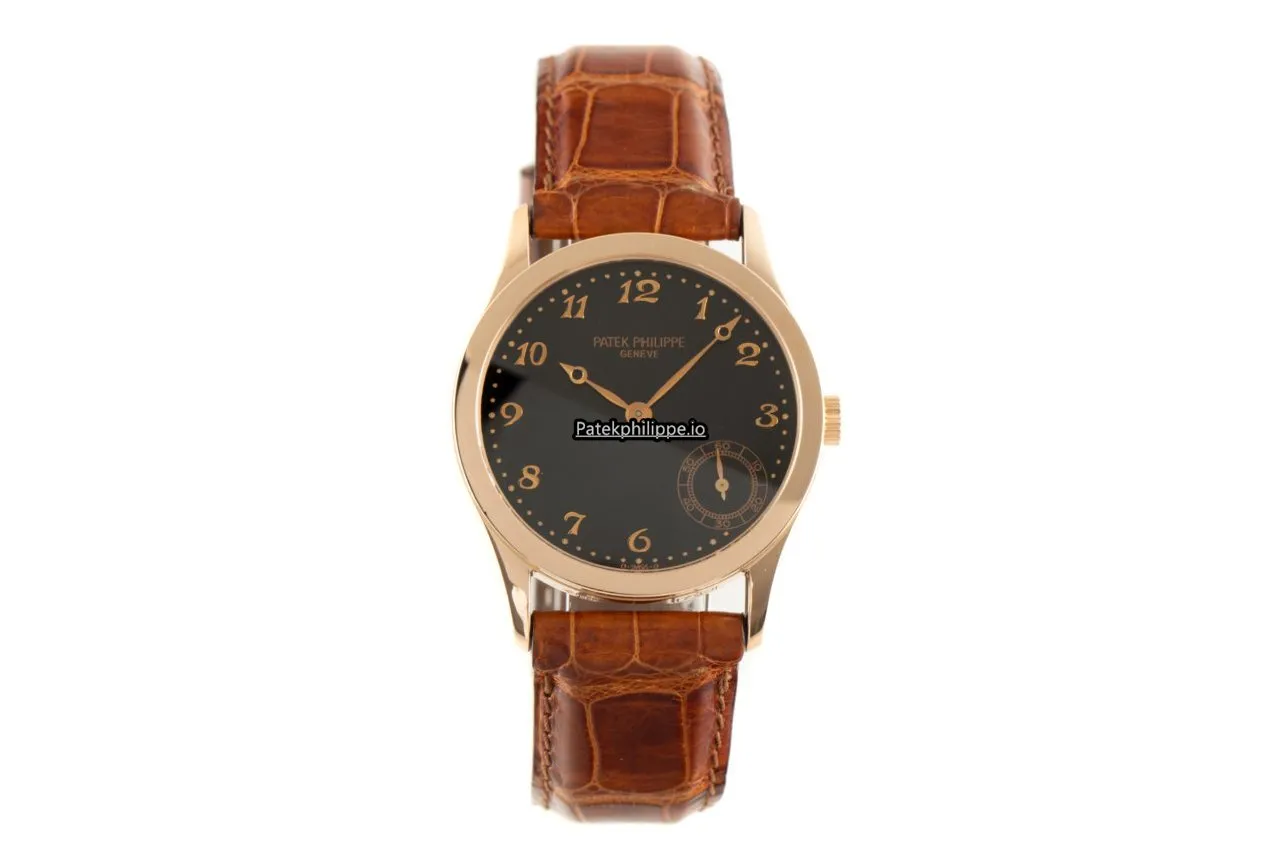 Alternative view of Patek Philippe Calatrava 5026 33.5MM Red Gold Case Automatic