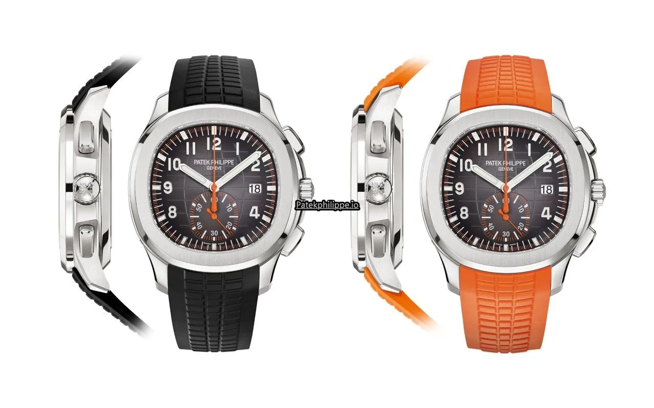 Alternative view of Patek Philippe Aquanaut 5968a-001 42.2MM Steel Case Automatic