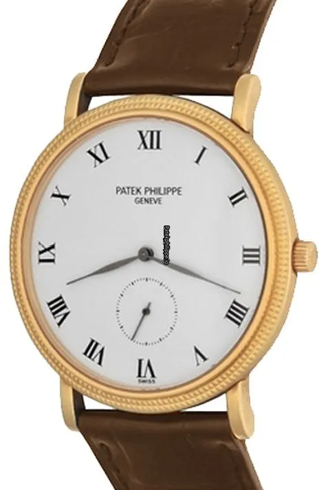 Patek Philippe Calatrava 3919 J-001 33MM Yellow Gold Case Manual Winding