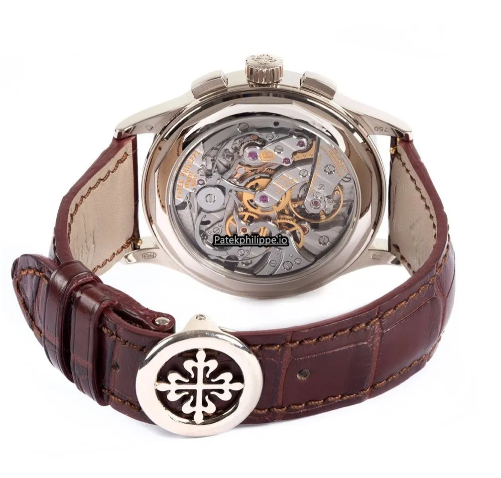 Alternative view of Patek Philippe Chronograph 5170g-001 39.4MM White Gold Case Manual Winding