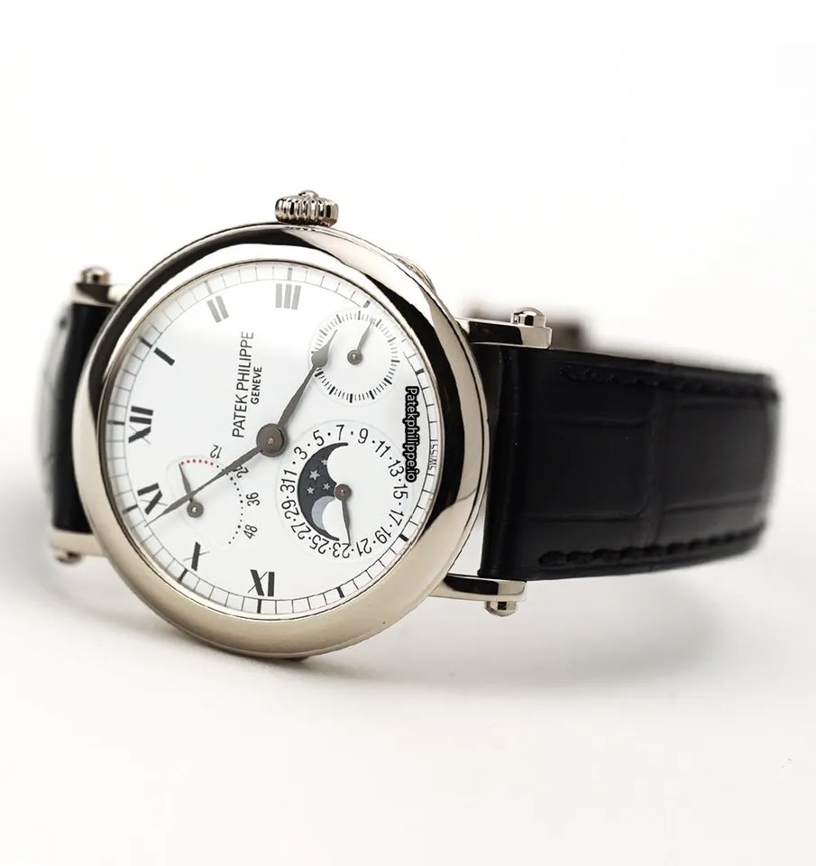 Alternative view of Patek Philippe Complications 5054g 36MM White Gold Case Automatic
