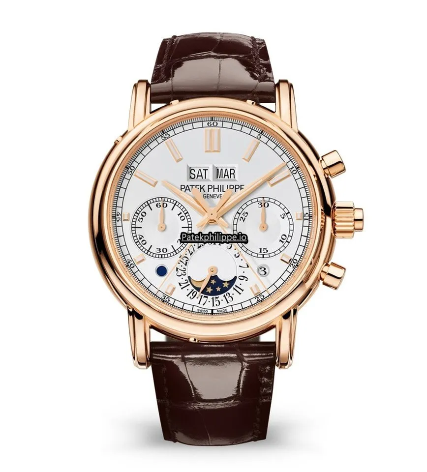 Alternative view of Patek Philippe Perpetual Calendar 5204r-001 40MM Rose Gold Case Manual Winding