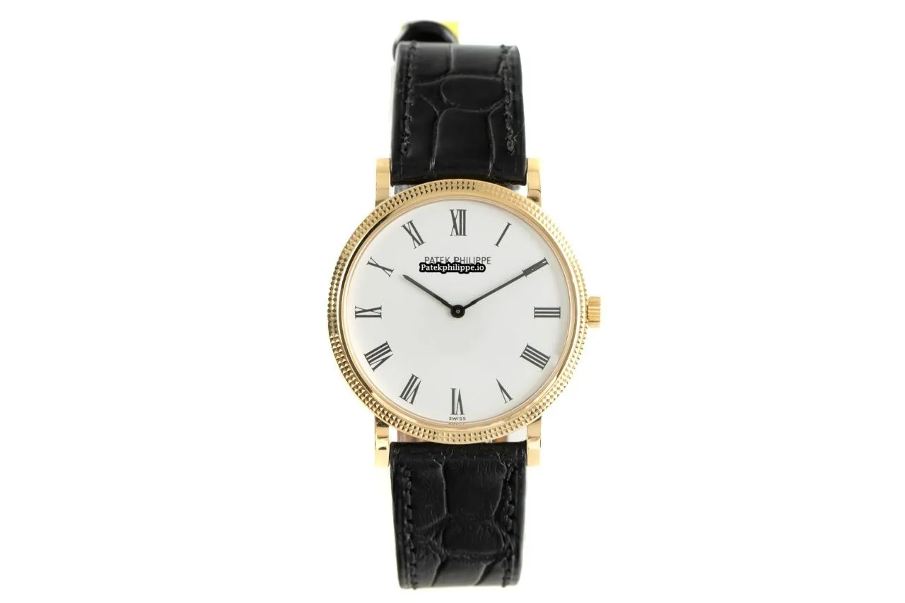 Alternative view of Patek Philippe Calatrava 5120 35MM Yellow Gold Case Automatic