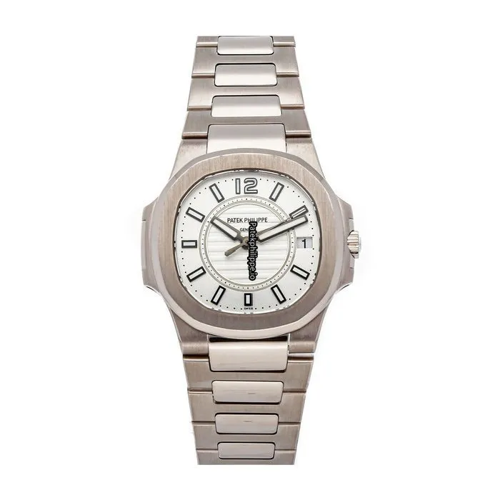 Patek Philippe Nautilus 7011/1g-001 32MM White Gold Case Quartz