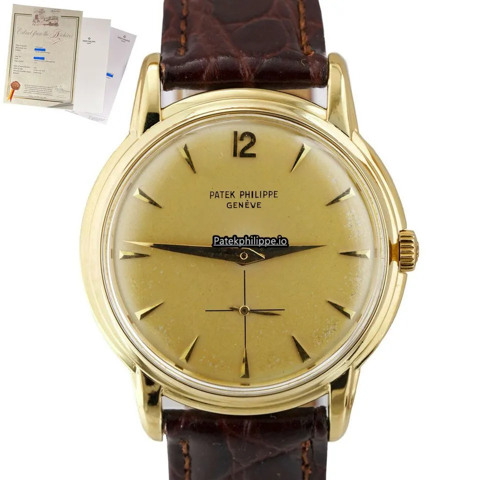 Patek Philippe Calatrava Jan-21 36MM Yellow Gold Case Manual Winding