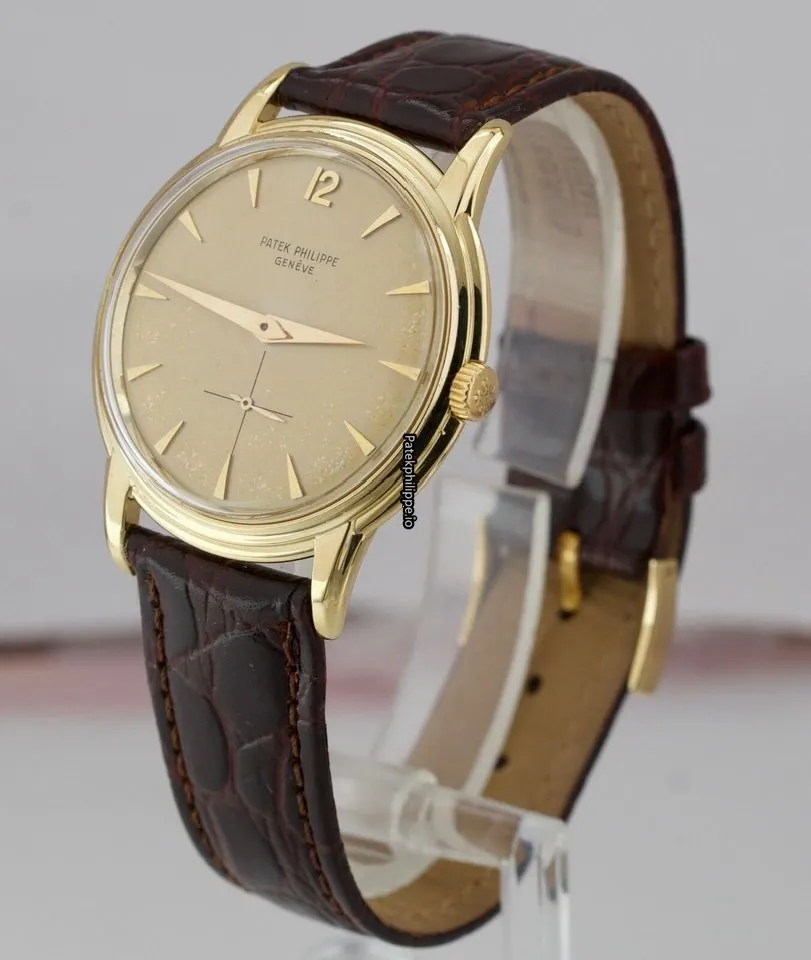 Alternative view of Patek Philippe Calatrava Jan-21 36MM Yellow Gold Case Manual Winding