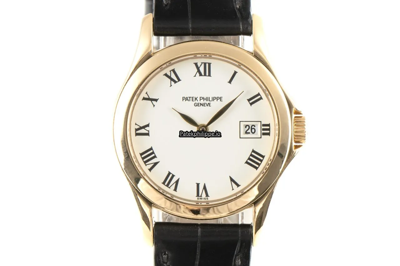 Patek Philippe Calatrava 4906 28.5MM Yellow Gold Case Quartz