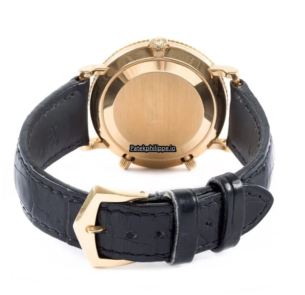 Alternative view of Patek Philippe Travel Time 5034j 34MM Yellow Gold Case Manual Winding