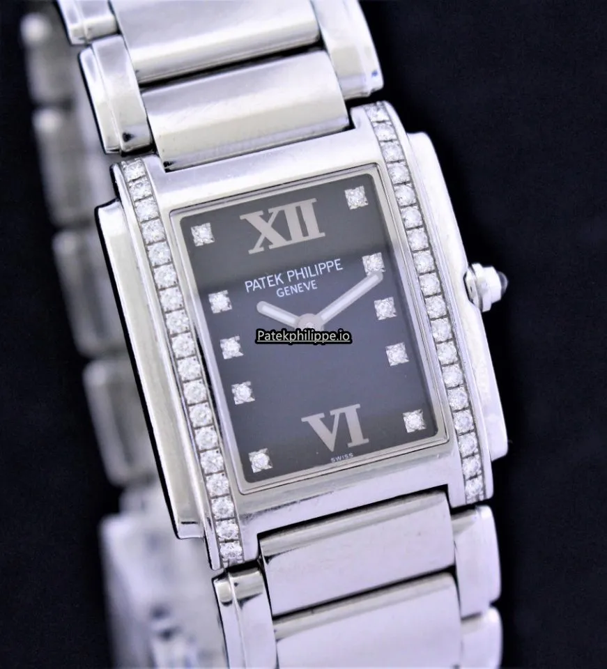 Patek Philippe Twenty-4 4910/10a-001 25x30MM Steel Case Quartz
