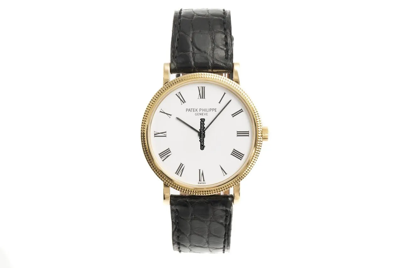 Alternative view of Patek Philippe Calatrava 5120 35MM Yellow Gold Case Automatic