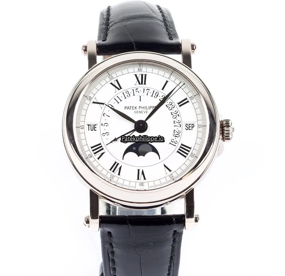 Patek Philippe Perpetual Calendar 5059g-001 36MM White Gold Case Automatic