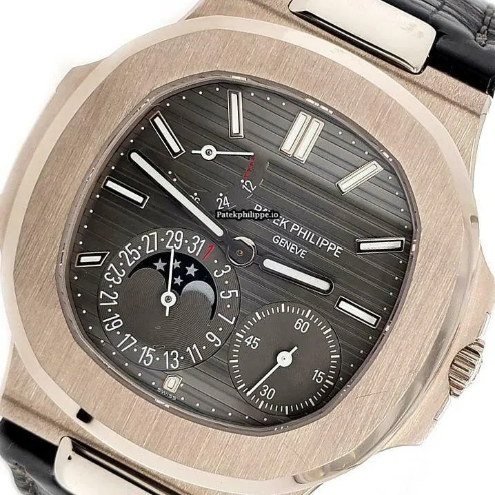 Alternative view of Patek Philippe Nautilus 5712g-001 White Gold Case Automatic