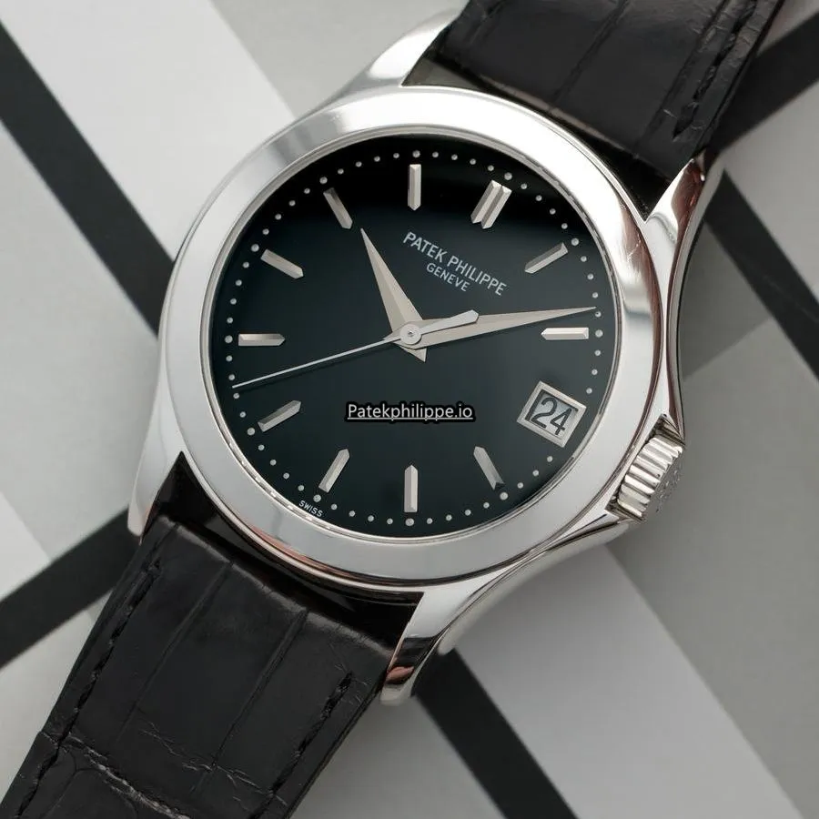 Alternative view of Patek Philippe Calatrava 5107p-001 37MM Platinum Case Automatic