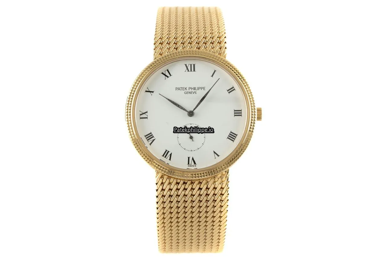 Alternative view of Patek Philippe Calatrava May-21 33.5MM Yellow Gold Case Manual Winding