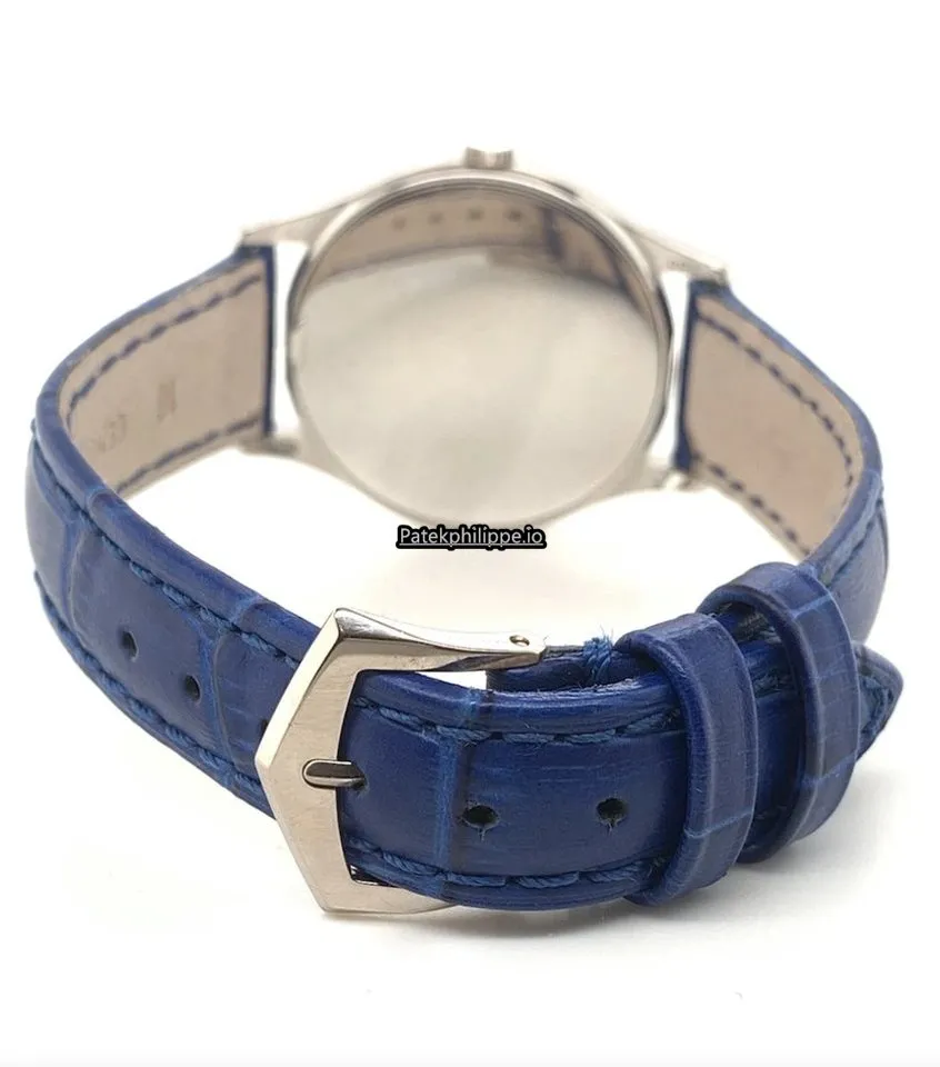 Alternative view of Patek Philippe Calatrava Patek 4896 33MM White Gold Case Manual Winding