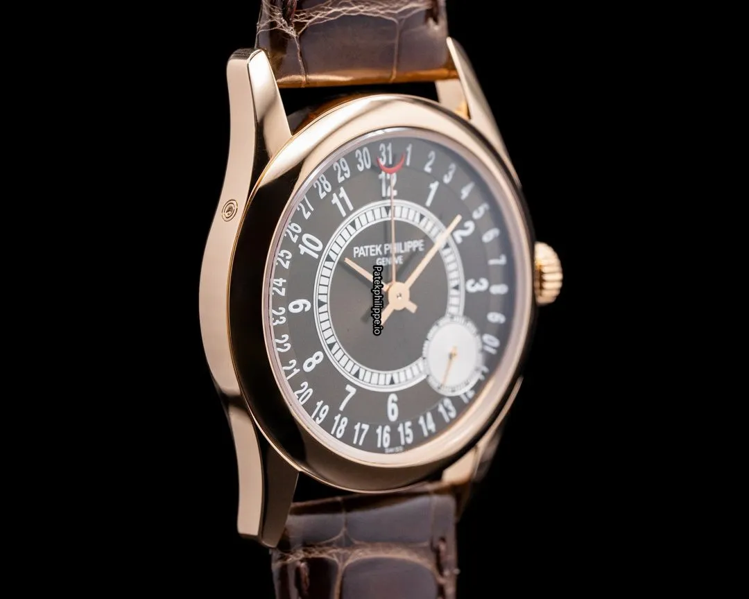 Alternative view of Patek Philippe Calatrava 6000r-001 37MM Rose Gold Case Automatic