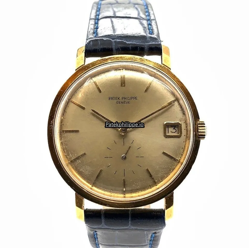 Patek Philippe Calatrava 3445j 35MM Yellow Gold Case Automatic