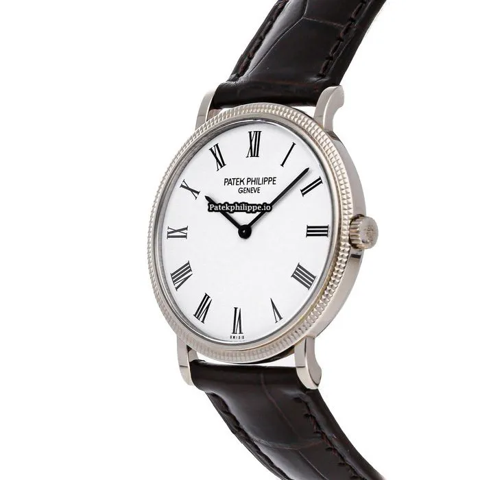 Alternative view of Patek Philippe Calatrava 5120g-001 35MM White Gold Case Automatic