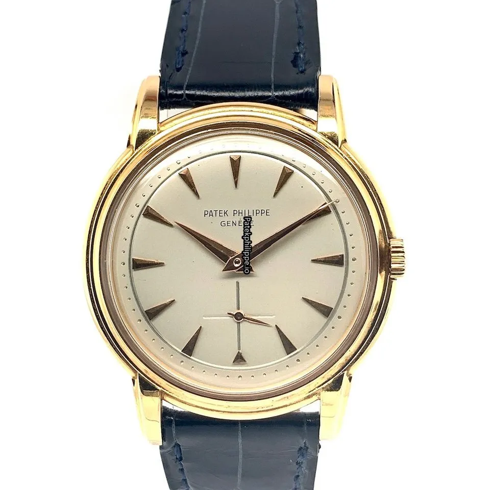 Patek Philippe Calatrava Patek 2525r 36MM Rose Gold Case Manual Winding