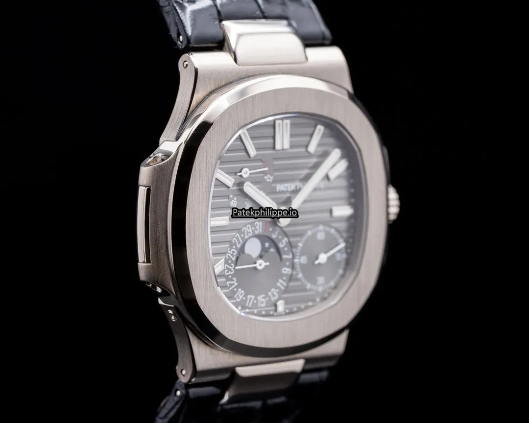Alternative view of Patek Philippe Nautilus 5712g-001 38MM White Gold Case Automatic