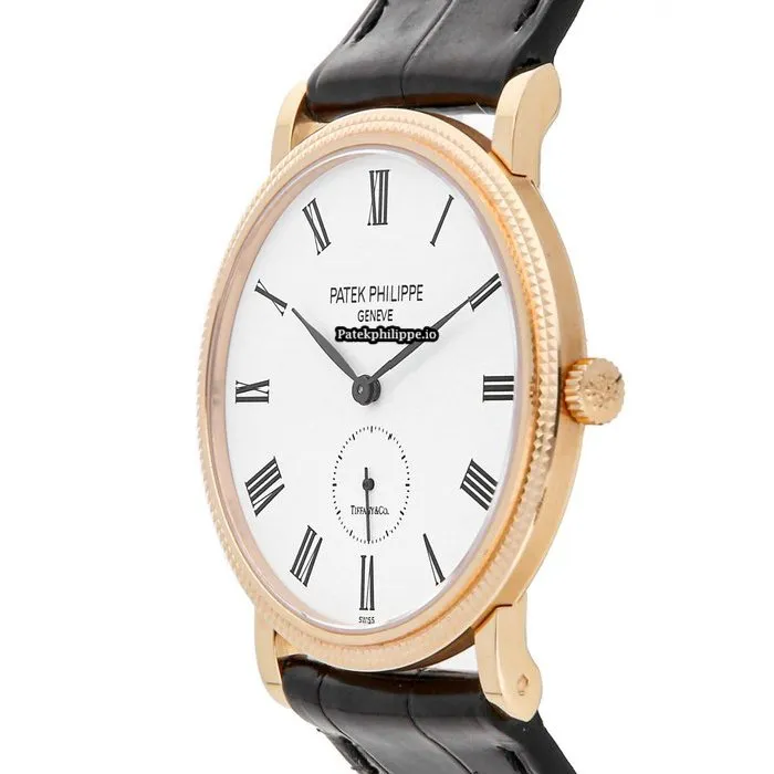 Alternative view of Patek Philippe Calatrava 5119r-001 36MM Rose Gold Case Manual Winding
