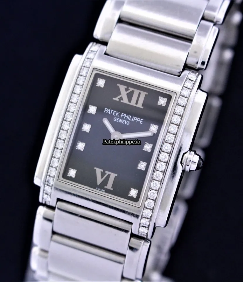 Alternative view of Patek Philippe Twenty-4 4910/10a-001 25x30MM Steel Case Quartz