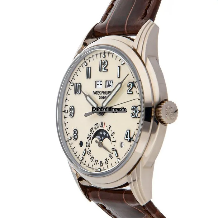 Alternative view of Patek Philippe Perpetual Calendar 5320g-001 40MM White Gold Case Automatic