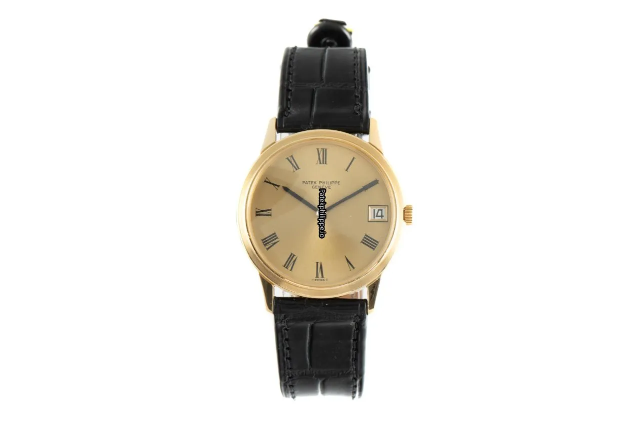 Alternative view of Patek Philippe Calatrava 3593 33MM Yellow Gold Case Automatic