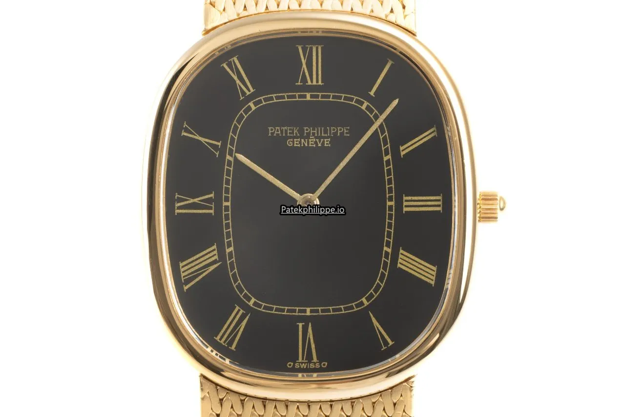 Patek Philippe Golden Ellipse Jan-38 35.5x30.5MM Yellow Gold Case Automatic