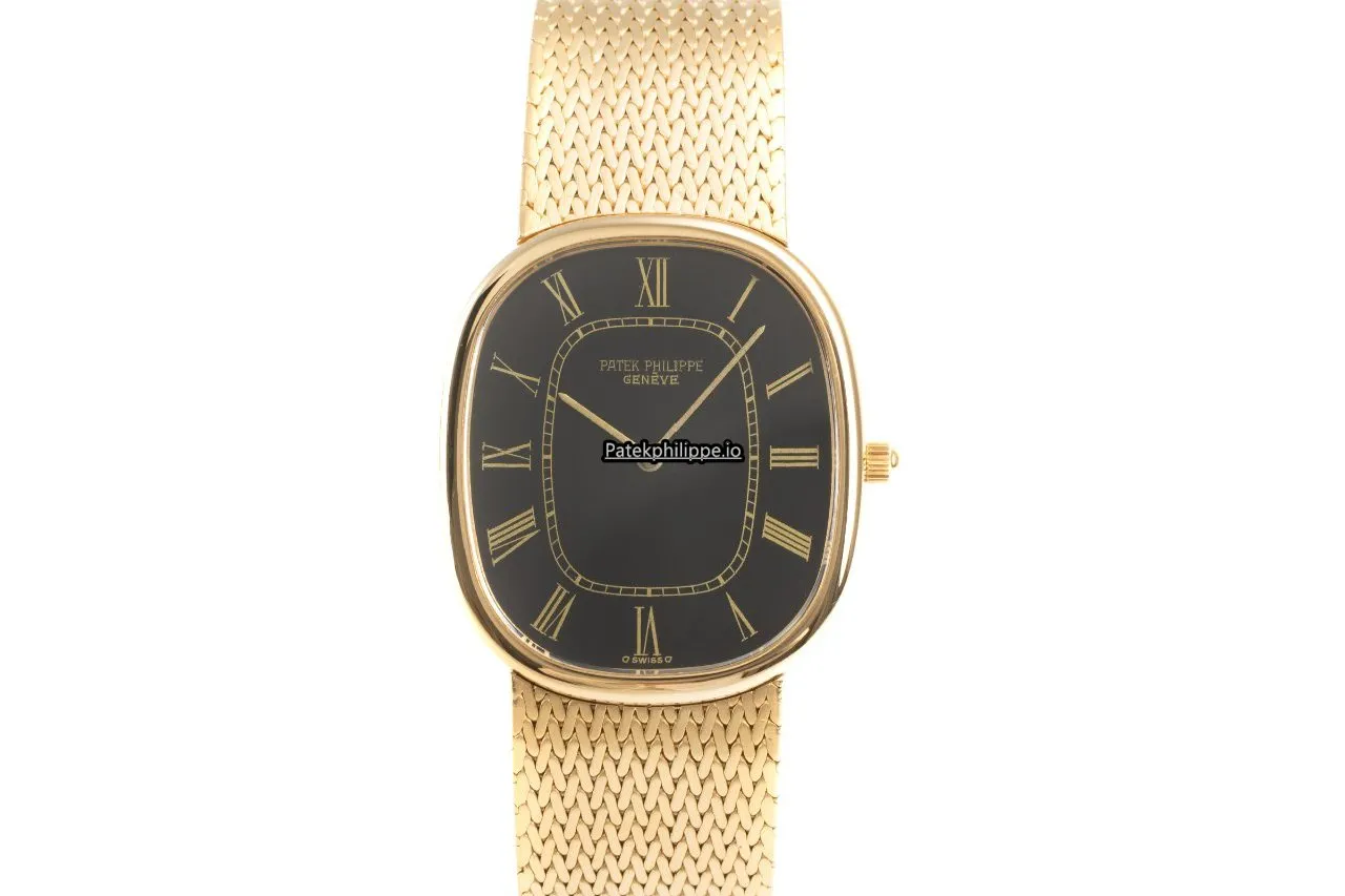 Alternative view of Patek Philippe Golden Ellipse Jan-38 35.5x30.5MM Yellow Gold Case Automatic