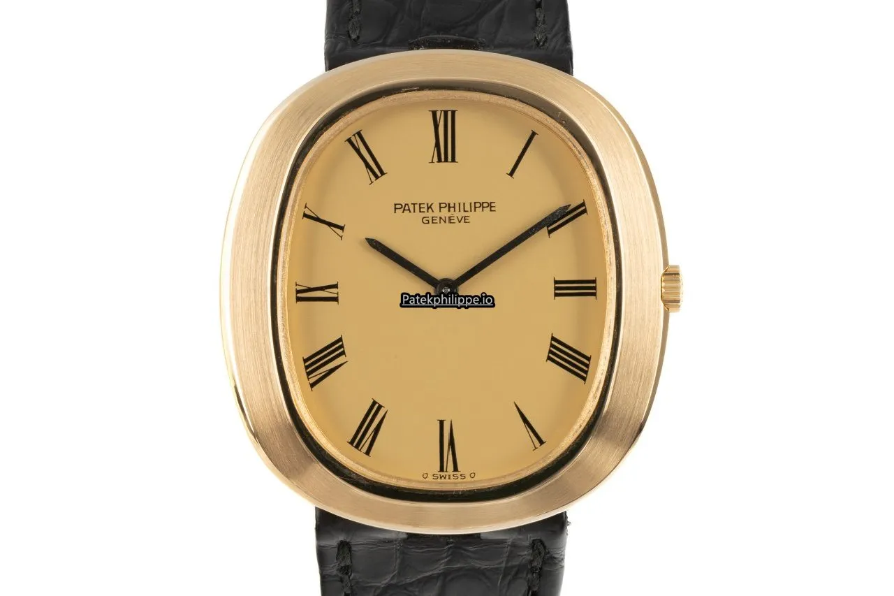 Patek Philippe Golden Ellipse 3589 35.5x33MM Yellow Gold Case Automatic