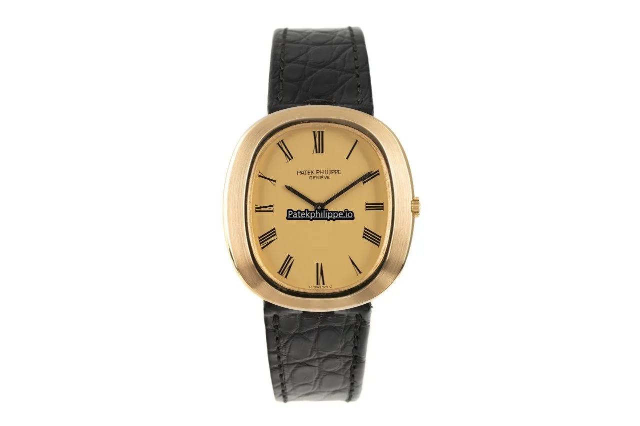 Alternative view of Patek Philippe Golden Ellipse 3589 35.5x33MM Yellow Gold Case Automatic