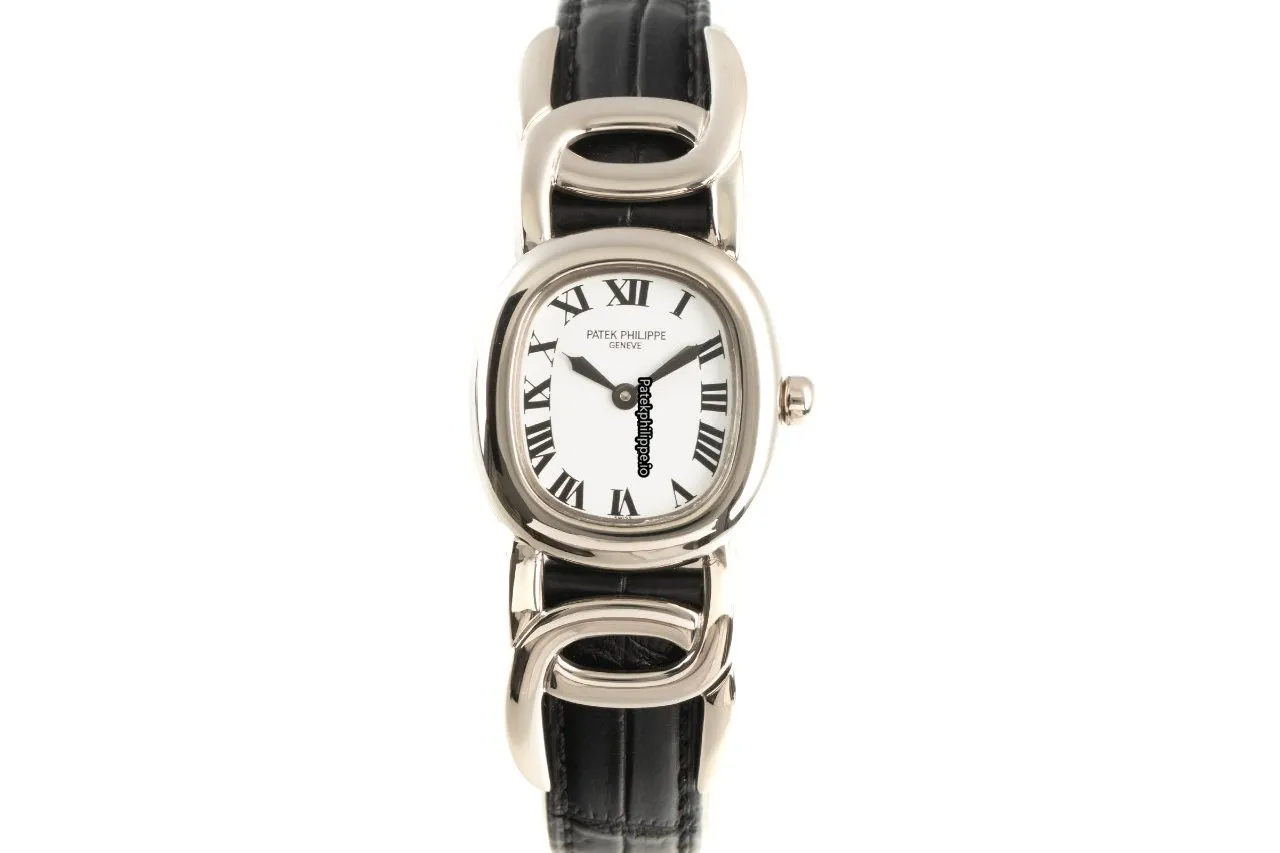 Alternative view of Patek Philippe Golden Ellipse 4830 25x22.5MM White Gold Case Quartz