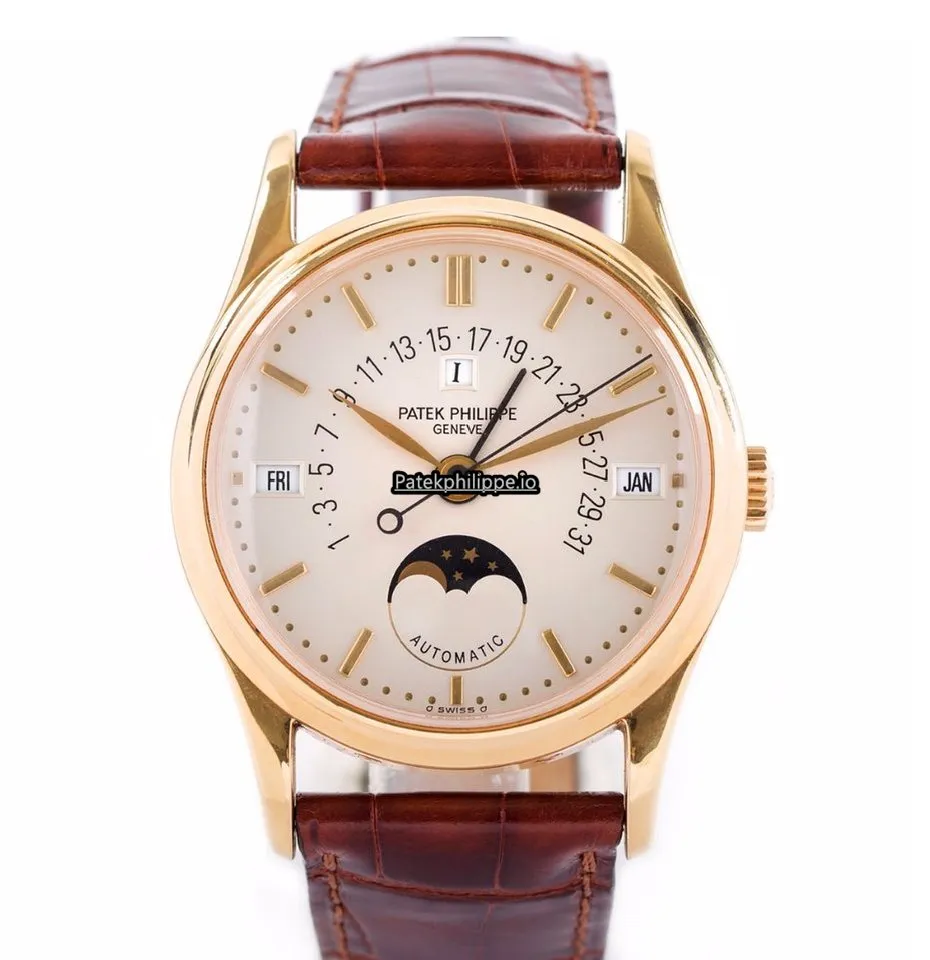 Patek Philippe Perpetual Calendar 5050j 36MM Yellow Gold Case Automatic