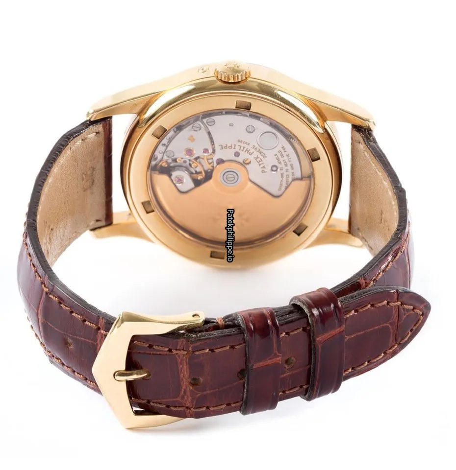 Alternative view of Patek Philippe Perpetual Calendar 5050j 36MM Yellow Gold Case Automatic