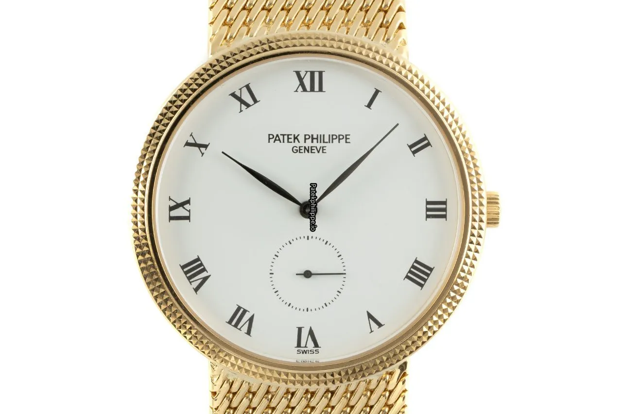 Patek Philippe Calatrava May-21 33.5MM Yellow Gold Case Manual Winding